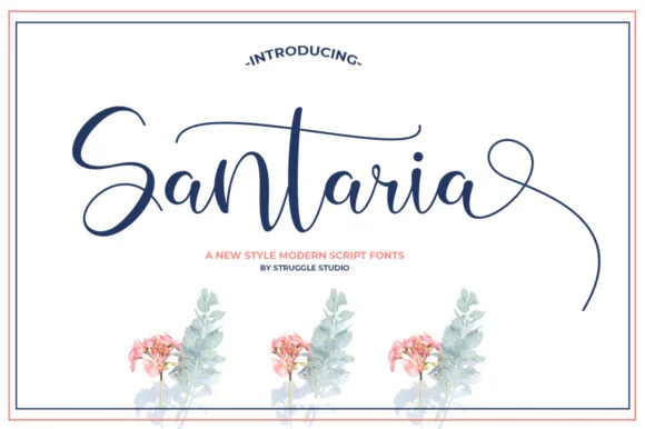 Santaria Font by Struggle Studio β Script Handwritten Font