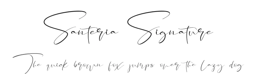 Santeria Signature