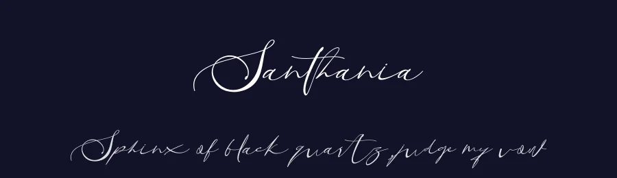 Santhania by Azkara Studio Co — Script Handwritten Font — thumbnail 2