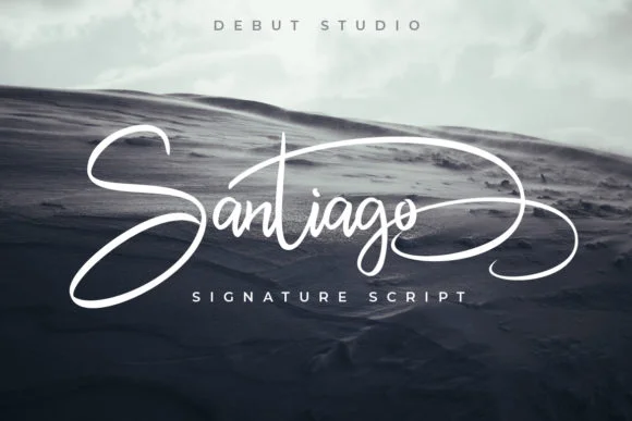 Santiago Font by Debut Studio by Debut Studio — Script Handwritten Font