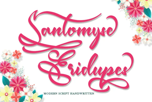 Santomyse Eridupes Font by Sealoung — Script Handwritten Font