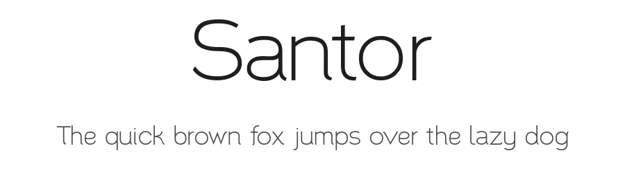 Santor by Tra Nguyen — Sans Serif Font