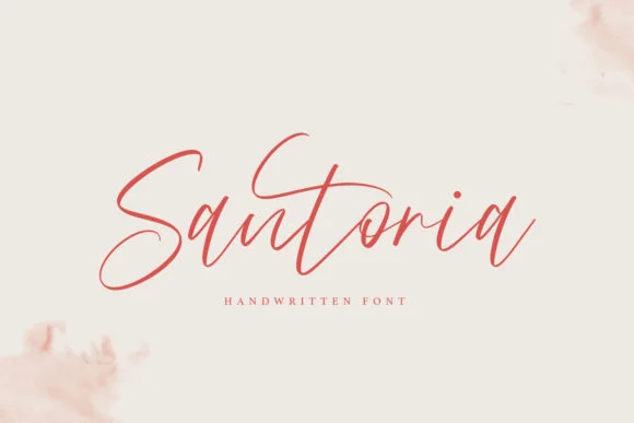 Santoria Font by Maulana Creative — Script Handwritten Font