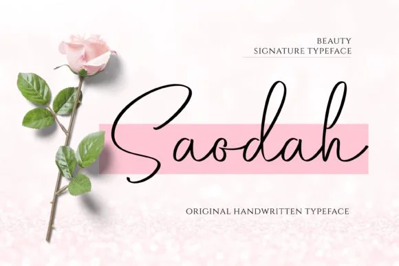 Saodah Font by Fype Co. — Script Handwritten Font
