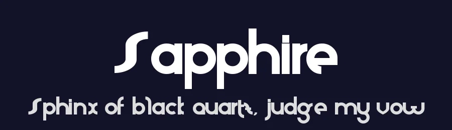 Sapphire by Syafiiirman Studio — Sans Serif Font — thumbnail 2