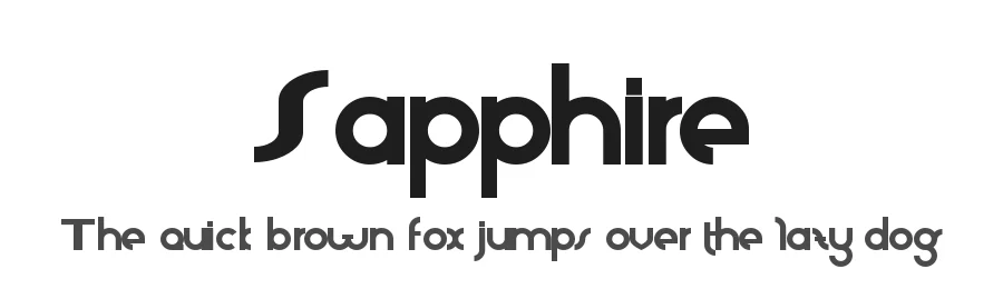 Sapphire by Syafiiirman Studio β Sans Serif Font