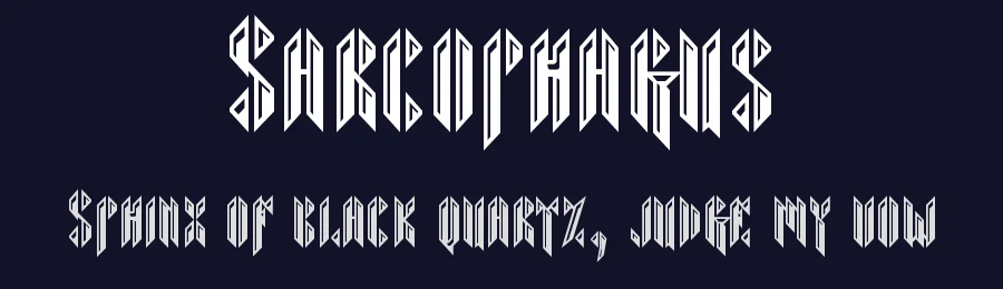 Sarcophagus by Bolt Cutter Design-Industrial Strength — Blackletter Font — thumbnail 2