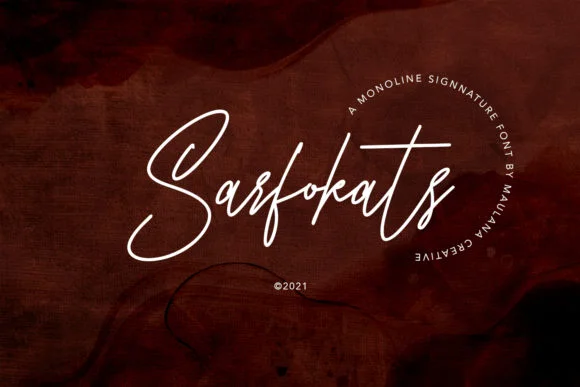 Sarfokats Font by Maulana Creative — Script Handwritten Font