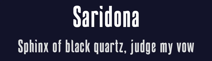 Saridona by Yan Nugraha — Sans Serif Font — thumbnail 2