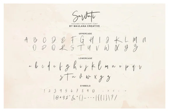 Sarvati Font by Maulana Creative — Script Handwritten Font — thumbnail 7