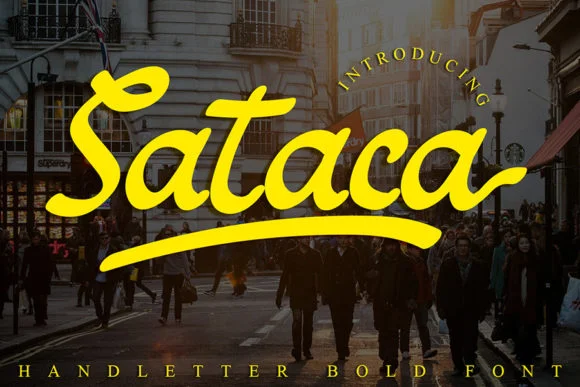 Sataca Font by Mr.Soon Design — Script Handwritten Font