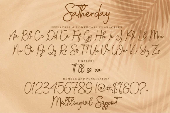 Satherday Font by Sakha Design — Script Handwritten Font — thumbnail 6