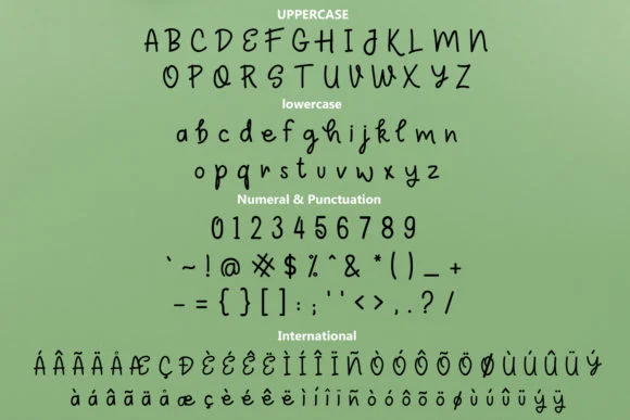 Sathos Font by da_only_aan — Script Handwritten Font — thumbnail 2