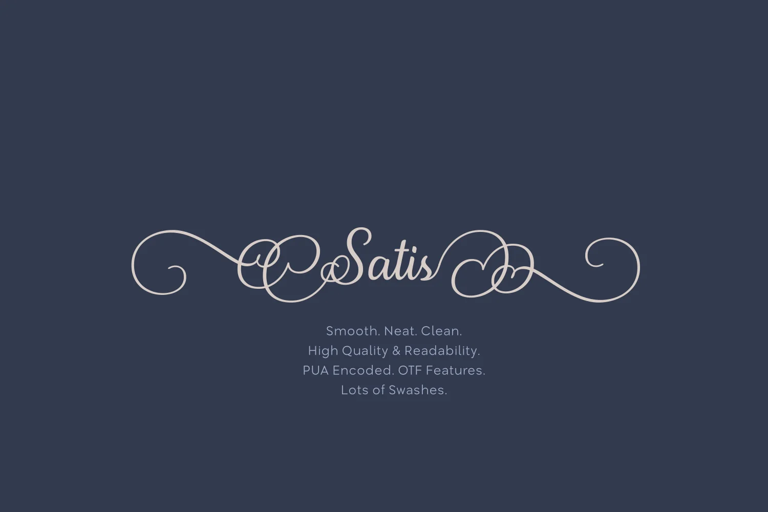 Satis Font by Creative Fabrica Fonts β Script Handwritten Font