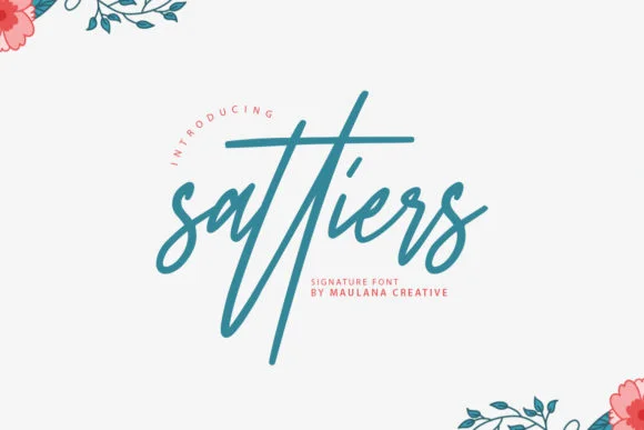 Sattiers Signature Font by Maulana Creative — Script Handwritten Font