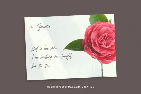 Sattiers Signature Font by Maulana Creative — Script Handwritten Font — thumbnail 6