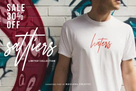 Sattiers Signature Font by Maulana Creative — Script Handwritten Font — thumbnail 7