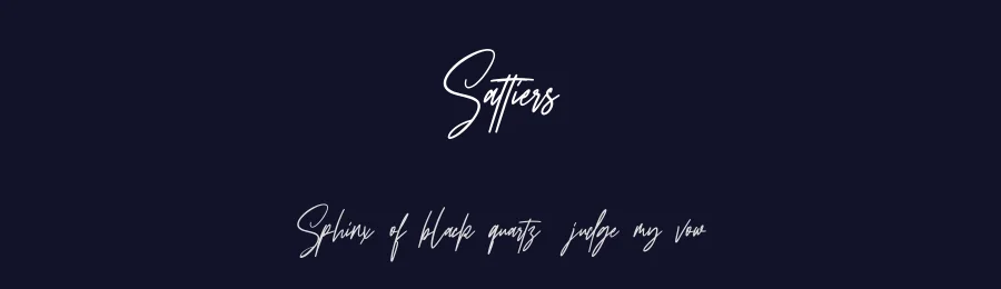 Sattiers by Maulana Creative — Script Handwritten Font — thumbnail 2