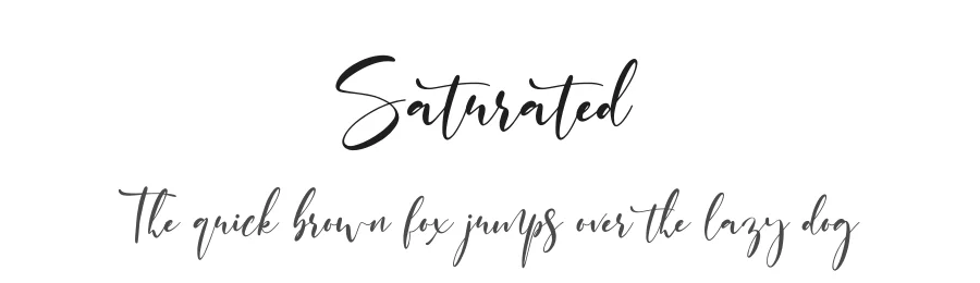 Saturated