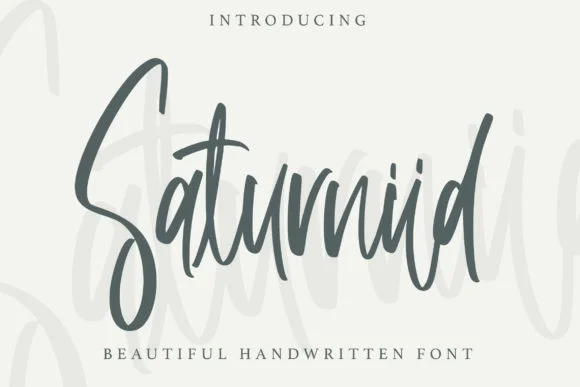 Saturniid Font by Arendxstudio — Script Handwritten Font