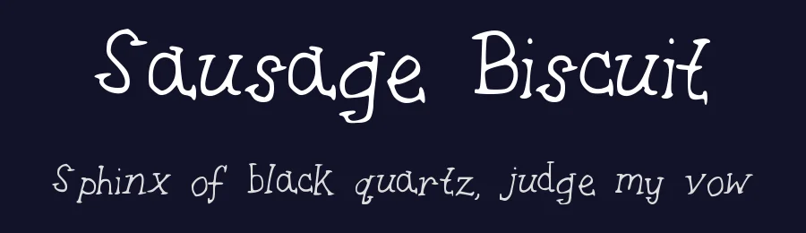 Sausage Biscuit by Type Whisperer — Decorative Font — thumbnail 2