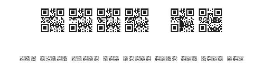Scan me by BC — Dingbats Font