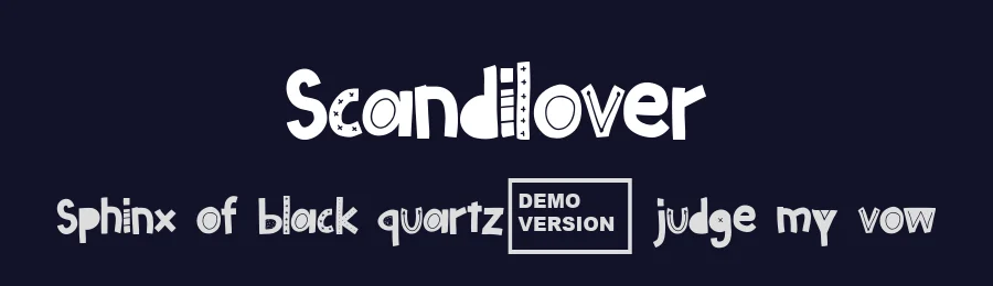 Scandilover by Katsia Jazwinska — Decorative Font — thumbnail 2