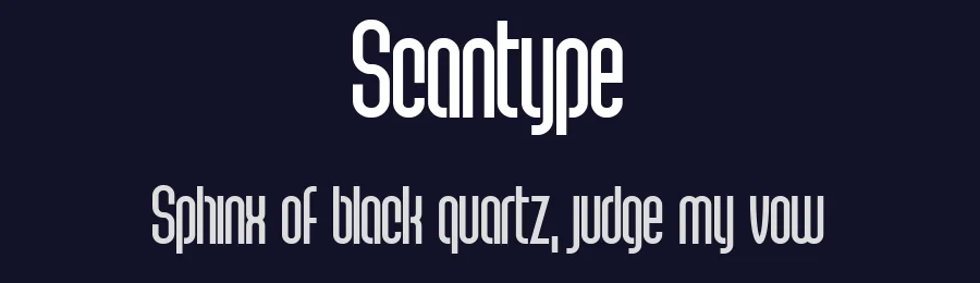 Scantype by Måns Grebäck — Sans Serif Font — thumbnail 2