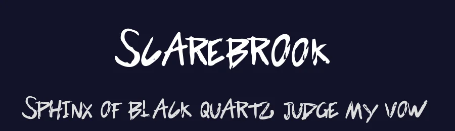 Scarebrook by Dhabee Studio — Decorative Font — thumbnail 2