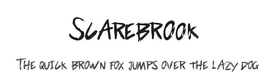 Scarebrook by Dhabee Studio — Decorative Font