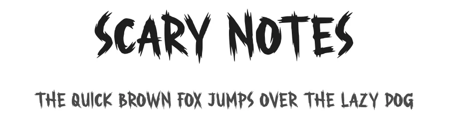 Scary Notes