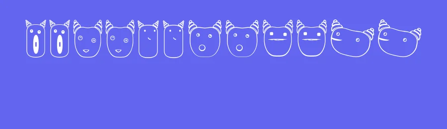 Schepselen by Vladimir Nikolic — Dingbats Font — thumbnail 3