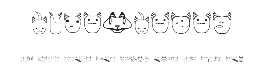 Schepselen by Vladimir Nikolic — Dingbats Font