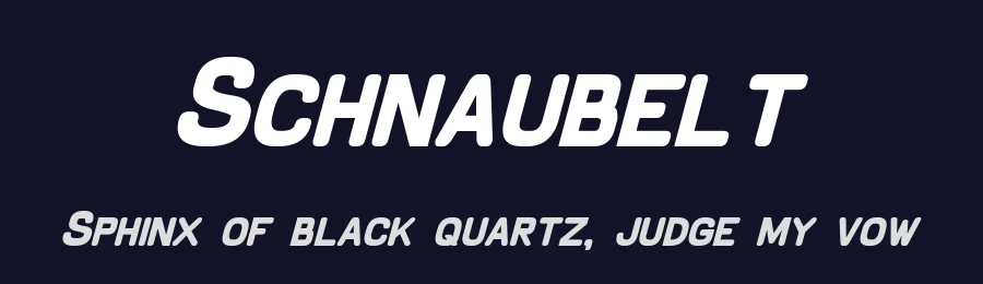 Schnaubelt by Pixel Sagas — Sans Serif Font — thumbnail 2