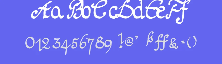 Schnitger 1680 by BCa — Script Handwritten Font — thumbnail 3