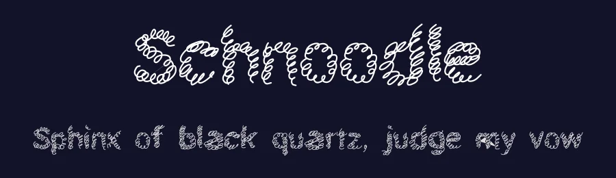 Schnoodle by Geronimo Font Studios — Decorative Font — thumbnail 2