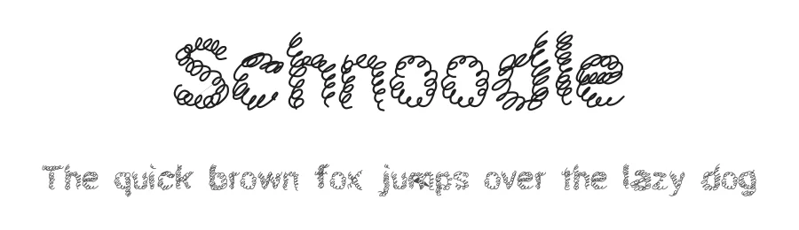 Schnoodle by Geronimo Font Studios — Decorative Font