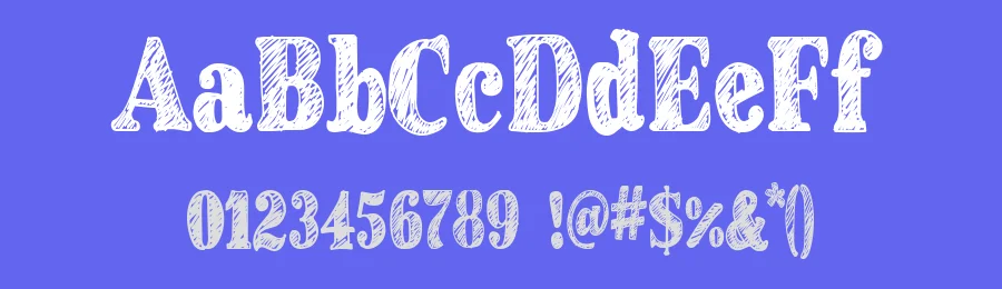 School Book New by Galdino Otten Fonts — Decorative Font — thumbnail 3