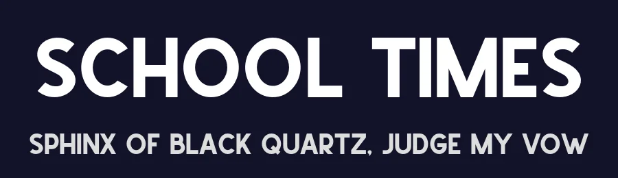 School Times by Khurasan — Sans Serif Font — thumbnail 2
