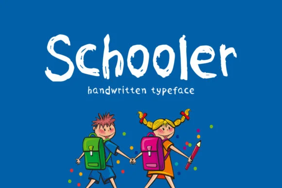 Schooler Font by Shattered Notion — Script Handwritten Font