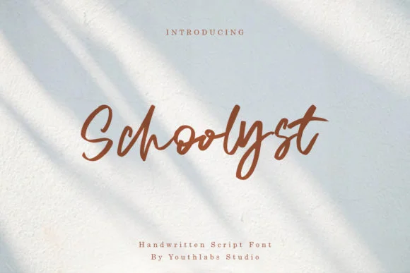 Schoolyst Font by youthlabs — Script Handwritten Font