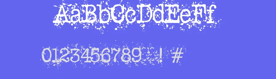 Schreibmaschine by Vladimir Nikolic — Decorative Font — thumbnail 3