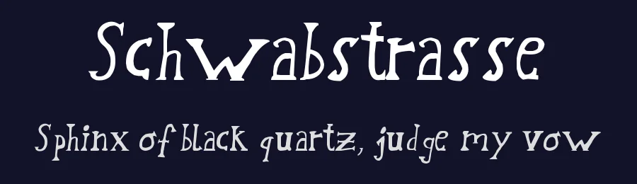 Schwabstrasse by thisisjames — Decorative Font — thumbnail 2