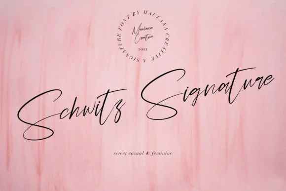 Schwitz Signature Font by Maulana Creative — Script Handwritten Font