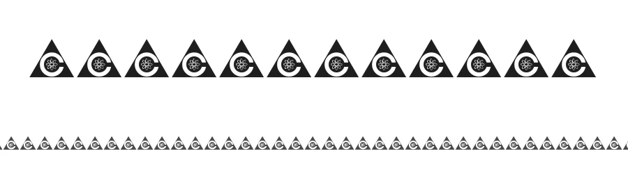 Sci-Fi-Logos by Dietrich Kerner — Dingbats Font