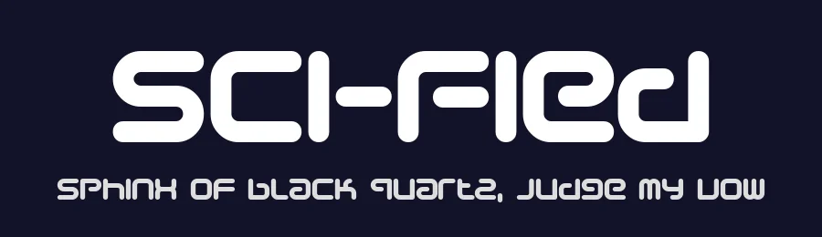 Sci-Fied by dustBUST — Display Font — thumbnail 2