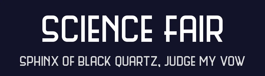 Science Fair by skomii — Decorative Font — thumbnail 2