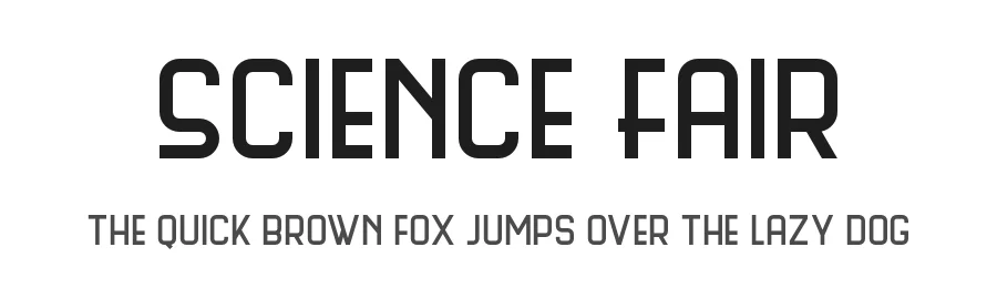 Science Fair by skomii β Decorative Font