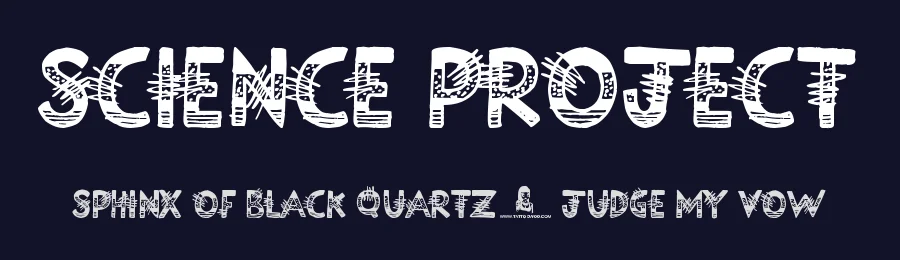 Science Project by JSH creates — Decorative Font — thumbnail 2