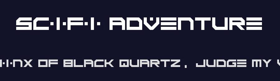 Scifi Adventure by Hawtpixel — Display Font — thumbnail 2